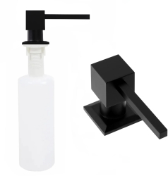 Dispenser pentru chuveta pentru detergent Rea negru square 322103 