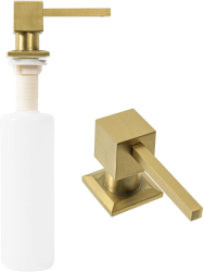 Dozator de sapun gold brush square 