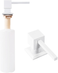 Dozator de sapun white square 