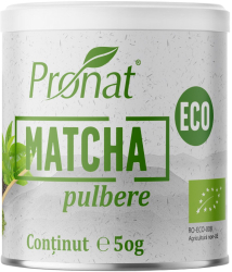 Matcha bio pulbere 50g Pronat 