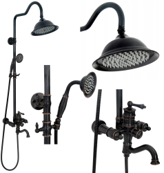 Set de dus cu scurgere Rea Vintage negru 