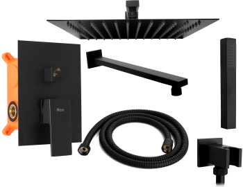 Set de dus incastrabil Rea Fenix Black + BOX 
