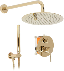 Set de dus incastrabil Rea Lungo L. Gold Auriu + BOX 