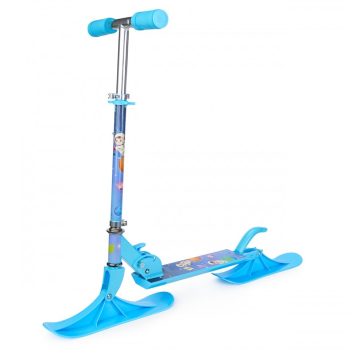 Trotineta copii KosmoKids 2 roti/2 ski-uri greutate maxima suportata 50 kg - Albastru 