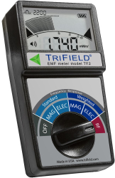 Detector radiatii electrice magnetice radio/microwave/5G - TriField TF2 