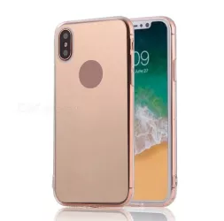 Husa Apple iPhone X Elegance Luxury tip oglinda Rose-Gold 