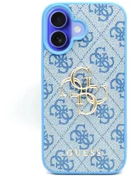 Husa pentru iPhone 16 - Guess Hardcase 4G Big Logo GUHCP16S4GMGBL - Blue 