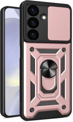 Husa pentru Samsung Galaxy S24 FE - Techsuit CamShield Series - Rose Gold 