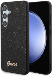 Husa pentru Samsung Galaxy S24 - Guess Glitter Script GUHCS24SHGGSHK - Black 