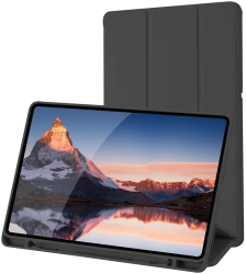 Husa pentru Samsung Galaxy Tab S6 Lite 2020/2022/2024 - Techsuit Flex Trifold - Black 