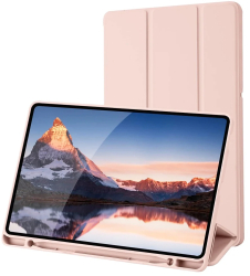 Husa pentru Samsung Galaxy Tab S6 Lite 2020/2022/2024 - Techsuit Flex Trifold - Pink 