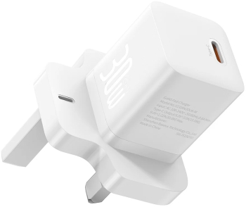 Incarcator UK Type-C 30W - Baseus GaN5 P10110906213-00 - White 