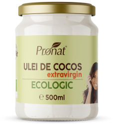 Ulei de cocos bio extravirgin 500ml Pronat 