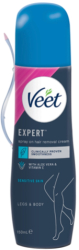 Veet Expert Crema pentru indepartarea parului cu spray pentru piele sensibila - 150 ml