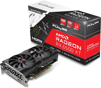 Placa video Sapphire PULSE OC AMD Radeon RX 6500 XT 4GB GDDR6 64-bit 11314-07-20G 