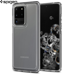 Carcasa Spigen Samsung Galaxy S20 Ultra Case Ultra Hybrid Crystal Clear 