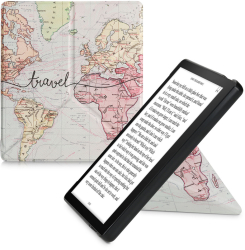 Husa kwmobile pentru Amazon Kindle Oasis 10 Piele ecologica Multicolor 59721.01 