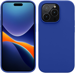 Husa Kwmobile pentru Apple iPhone 14 Pro Silicon Albastru 59073.134 