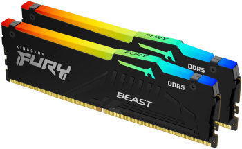 Memorie Kingston FURY Beast White RGB EXPO 32GB (2x16GB) DDR5 6000MT/s CL36 