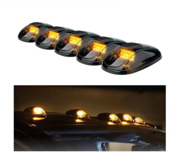 Set 5 lumini plafon galbene 5 bucati + kit buton si fire