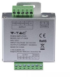 Amplificator banda led LED RGB+W IP20 12 V DC 16 A 
