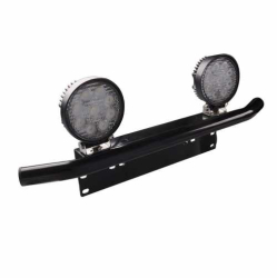 Bullbar negru numar cu prindere pentru led bar sau proiectoare braket 