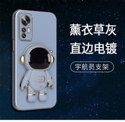 Husa de Protectie 2 in 1 Flippy pentru Apple iPhone 15 Astronaut cu Suport din TPU Albastru