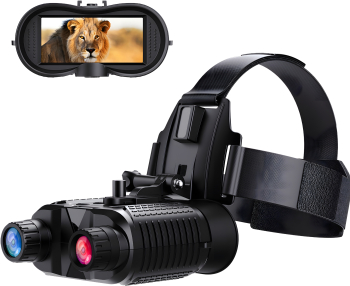 Binoclu cu vedere nocturna Zoom optic 8x Full HD 1080p Baterie incorporabila reincarcabila de 3000mAh Model NV8160 Ecran 2.7 inch Ob