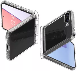 Husa pentru Samsung Galaxy Z Flip6 - Spigen Ultra Hybrid - Clear 