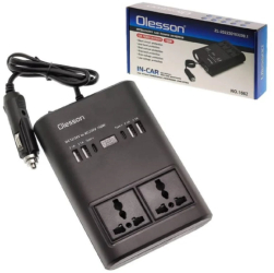 Invertor auto Olesson 12V220V si 150W cu bricheta auto 12/24V display Led 