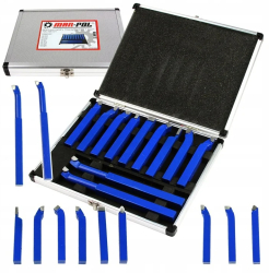 Set cutite strung instrument dalti strunjire 12x12 11piese cu valiza M22360 