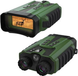 Binoclu Profesional cu Night Vision Digital de Vanatoare cu Ecran LCD Vedere in Noapte 300m Verde 