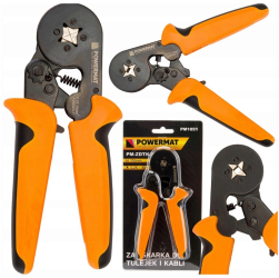 Cleste pentru sertizare cabluri electrice 0 25 - 10 mm² Powermat 