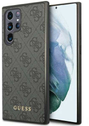 Husa pentru Samsung Galaxy S24 Ultra - Guess Hardcase 4G Metal Gold Logo GUHCS24LG4GFGR - Black 