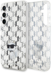 Husa Samsung Galaxy S23 FE - Karl Lagerfeld Hardcase Monogram KLHCS23FEHNCMKLT - Transparent Choupette 