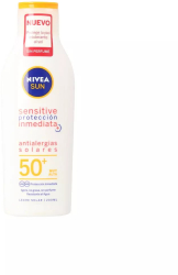Lotiune de corp cu protectie solara SPF50+ pentru pielea sensibila Nivea Sun Antialergias Solares 200 ml 