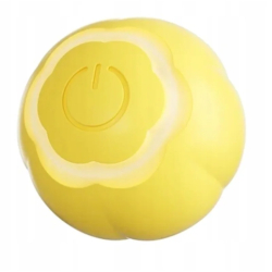 Minge de jucarie interactiva electronica pentru pisici cu incarcare USB Gonga® Verde 