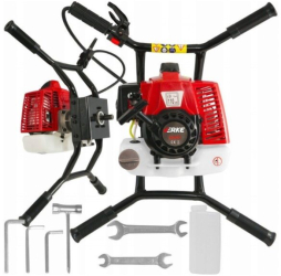 Motoforeza de pamant 3.3 CP motor pe benzina 2 timpi 62cc Motoburghiu Verke