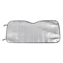 Parasolar argintiu material EPE 130x60 cm 