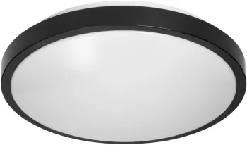 Plafoniera VIRONE SELENE CL/2XE27-10/B 2xE27 max. 2x60W IP54 IK07 negru/alb 