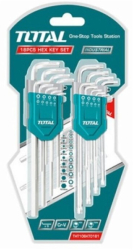Set 18 chei imbus hex&torx -1.5-10mm - T10-T50 Cr-V brat extra-lung industrial 