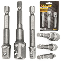 Set 3Adaptoare 1/4 3/8 1/2 Masina Gaurit Filetanta 