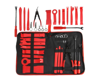 Set extractoare auto pentru tapiterie 19 piese Silver 