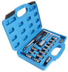 Trusa 17 freze pentru refacere scaun Injector set universal pt curatare scaune injectoare Satra 
