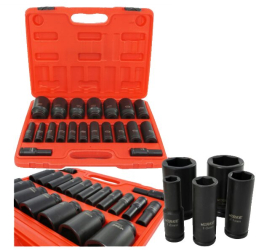 Trusa 20 tubulare de impact 1/2 10 - 38 mm Verke 