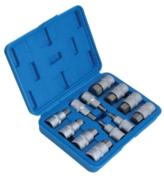 Trusa de biti hexagon 12 elemente 1/2 H 5 6 7 8 10 12 14 16 17 18 19 22 mm Satra 