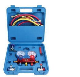 Trusa pentru verificat presiune aer conditionat umplere instalatie diagnosticare incarcare instalare manometru presiune Satra 