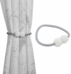 Bratara magnetica de prindere perdele/draperii model PEARLS