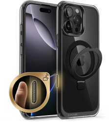 Husa pentru iPhone 16 Pro - Supcase Unicorn Beetle MagStand - Frost Black 