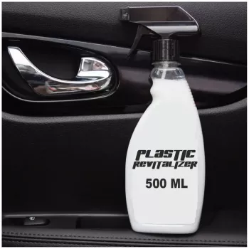 Solutie intretinere revitalizare si curatare elemente din plastic 500ml cu pulverizator si aplicator 